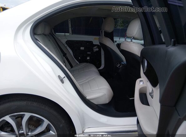 WDDWF4KB5JR414702 2018 MERCEDES-BENZ C-CLASS White VIN sticker view