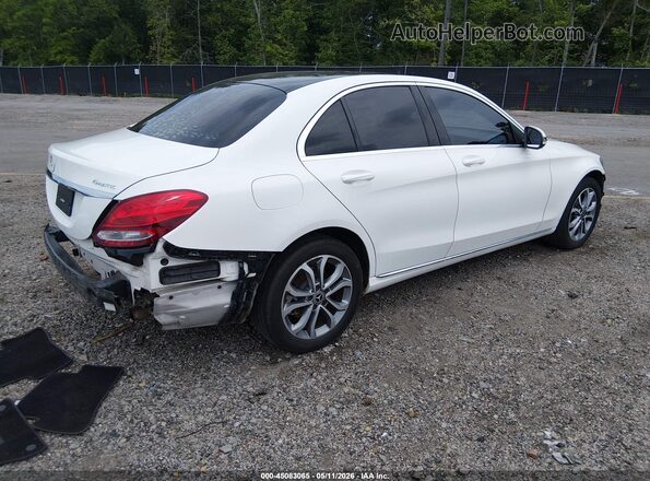 WDDWF4KB5JR414702 2018 MERCEDES-BENZ C-CLASS White Rear right