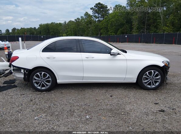 WDDWF4KB5JR414702 2018 MERCEDES-BENZ C-CLASS White 360 interior view