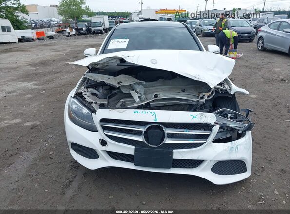 WDDWF4KB6HR218245 2017 MERCEDES-BENZ C-CLASS Белый 
