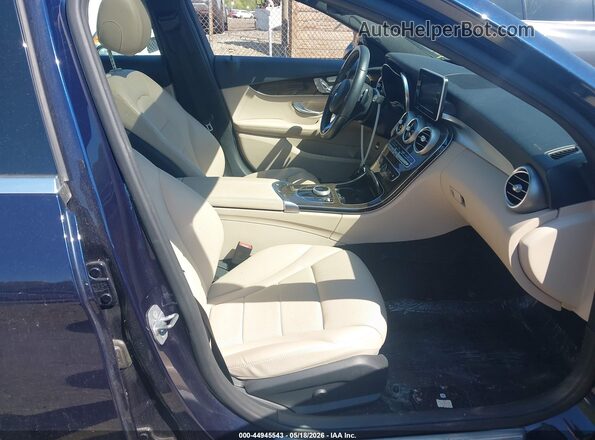 WDDWF4KB6JR416717 2018 MERCEDES-BENZ C-CLASS Blue Vista interior delantera