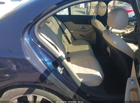 WDDWF4KB6JR416717 2018 MERCEDES-BENZ C-CLASS Blue Vista de la etiqueta del VIN
