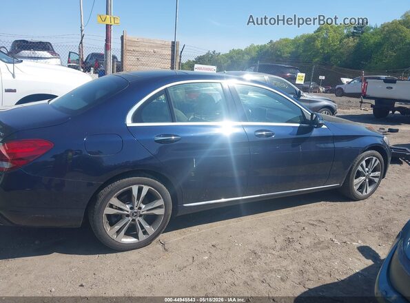 WDDWF4KB6JR416717 2018 MERCEDES-BENZ C-CLASS Blue Vista interior trasera