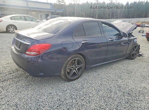 WDDWF4KB8JR403192 2018 MERCEDES-BENZ C Синий 