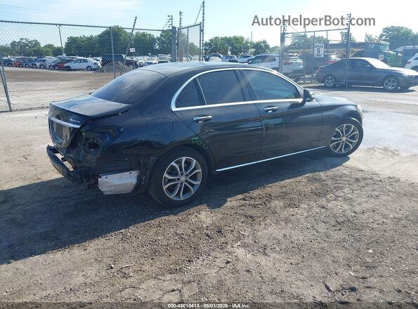 WDDWF4KB9HR241213 2017 MERCEDES-BENZ C-CLASS Черный Задняя правая четверть