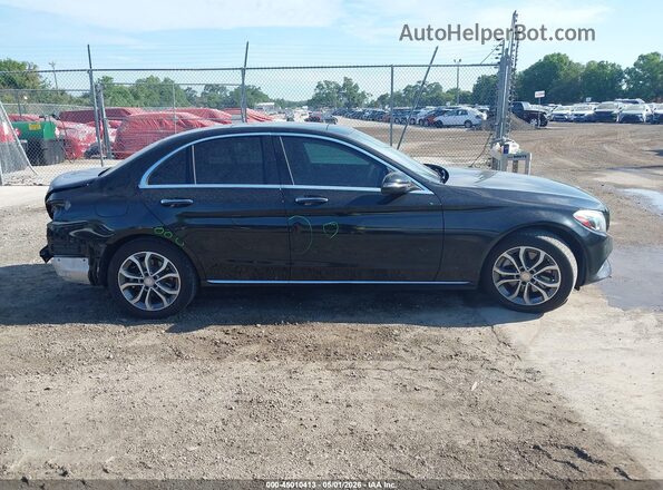 WDDWF4KB9HR241213 2017 MERCEDES-BENZ C-CLASS Черный Вид задней части салона
