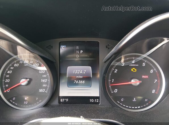WDDWF4KB9JR339292 2018 MERCEDES-BENZ C-CLASS Silver Հետևի նստատեղերի տեսք