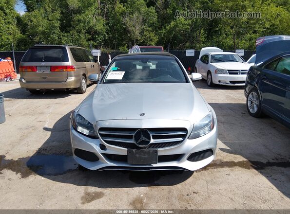 WDDWF4KB9JR339292 2018 MERCEDES-BENZ C-CLASS Silver Սարքավորումների վահանակի տեսք