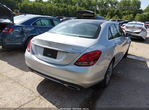 WDDWF4KB9JR339292 2018 MERCEDES-BENZ C-CLASS Silver Հետևի աջ