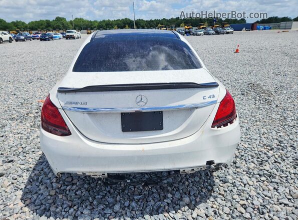 WDDWF6EB1LR558614 2020 MERCEDES-BENZ C White Вид ззаду