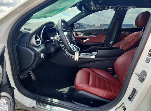 WDDWF6EB1LR558614 2020 MERCEDES-BENZ C White Вид салону спереду