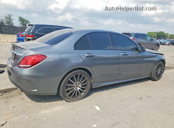 WDDWF8DB2LR527062 2020 MERCEDES-BENZ C Серый Задняя правая четверть