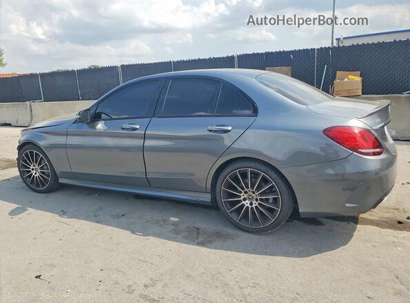 WDDWF8DB2LR527062 2020 MERCEDES-BENZ C Серый Задняя левая четверть