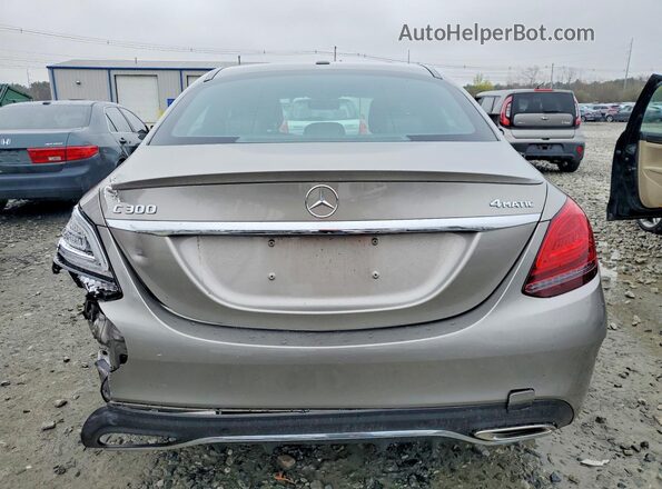 WDDWF8EB0LR544764 2020 MERCEDES-BENZ C Gray Vista trasera