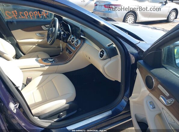 WDDWF8EB6KR458096 2019 MERCEDES-BENZ C-CLASS Black Widok wnętrza z przodu