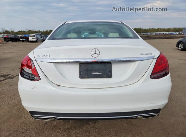 WDDWF8EB9LR555813 2020 MERCEDES-BENZ C White Vista trasera