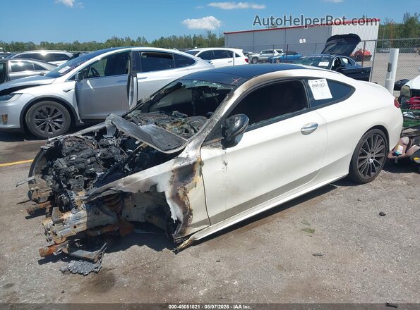 WDDWJ4JB1HF363596 2017 MERCEDES-BENZ C-CLASS White Առջևի ձախ երեք քառորդ տեսարան