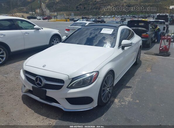 WDDWJ4JB1HF509124 2017 MERCEDES-BENZ C-CLASS White Front left
