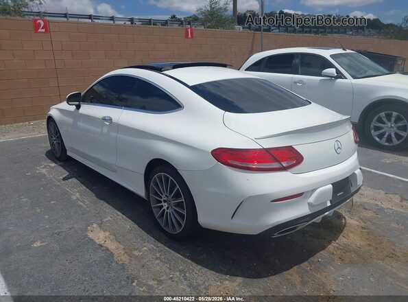 WDDWJ4JB1HF509124 2017 MERCEDES-BENZ C-CLASS White Rear left