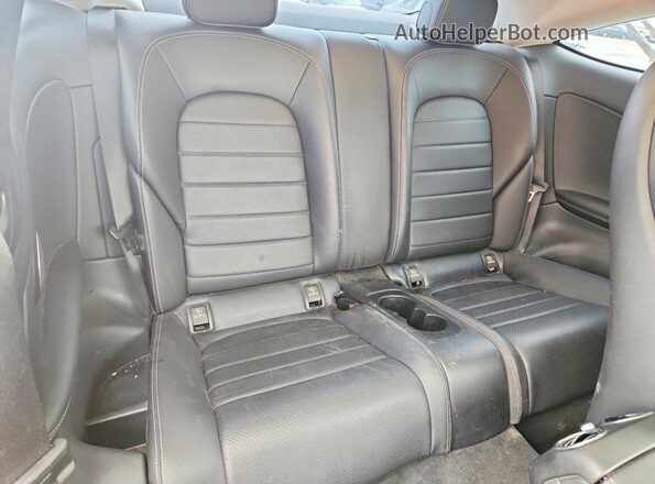 WDDWJ4JB3HF369741 2017 MERCEDES-BENZ C Black Rear seats view