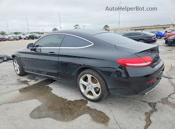 WDDWJ4JB3HF369741 2017 MERCEDES-BENZ C Black Rear left