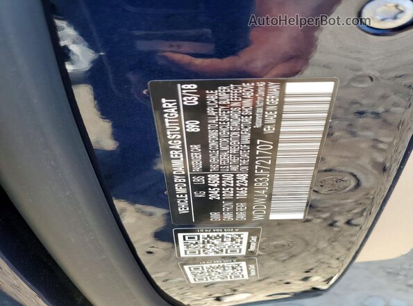 WDDWJ4JB3JF721707 2018 MERCEDES-BENZ C Blue 