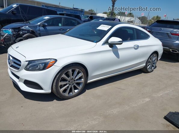 WDDWJ4JB7JF729812 2018 MERCEDES-BENZ C-CLASS White 
