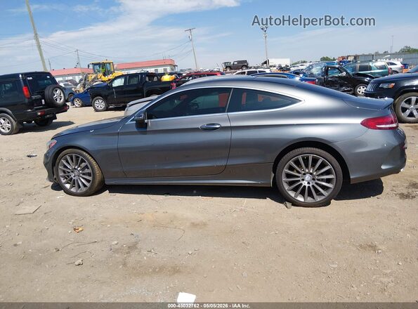 WDDWJ4JB8HF367256 2017 MERCEDES-BENZ C-CLASS Gray Vista interior trasera