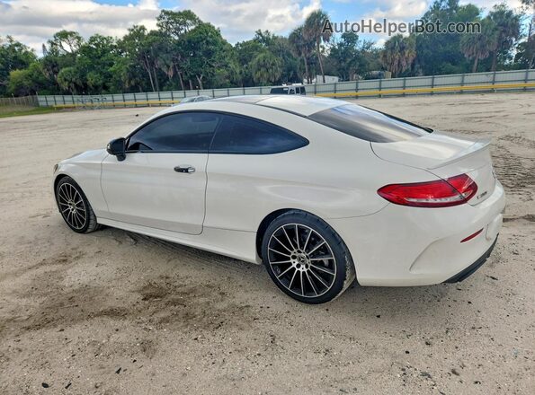 WDDWJ4JB8JF738258 2018 MERCEDES-BENZ C Белый Задняя левая четверть