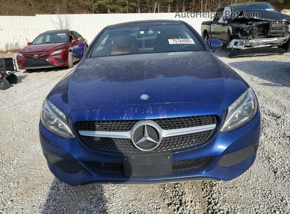 WDDWJ4KB0HF336680 2017 MERCEDES-BENZ C Blue 
