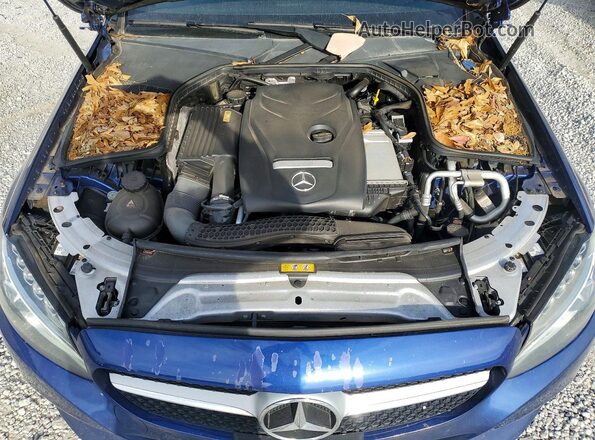 WDDWJ4KB0HF336680 2017 MERCEDES-BENZ C Blue 