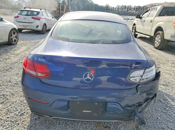 WDDWJ4KB0HF336680 2017 MERCEDES-BENZ C Blue 