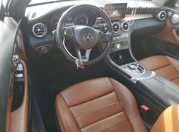 WDDWJ4KB0HF336680 2017 MERCEDES-BENZ C Blue 