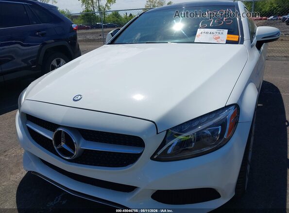 WDDWJ4KB0HF390044 2017 MERCEDES-BENZ C-CLASS White 