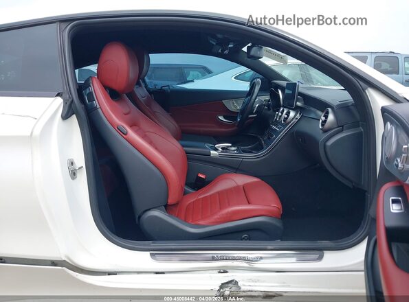 WDDWJ4KB1HF444774 2017 MERCEDES-BENZ C-CLASS White Սալոնի դիմացի տեսք