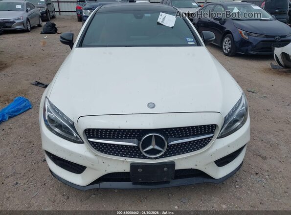 WDDWJ4KB1HF444774 2017 MERCEDES-BENZ C-CLASS White Սարքավորումների վահանակի տեսք