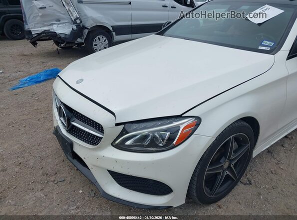WDDWJ4KB1HF444774 2017 MERCEDES-BENZ C-CLASS White Դիմացի տեսք