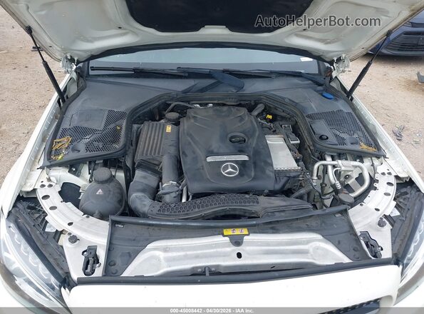 WDDWJ4KB1HF444774 2017 MERCEDES-BENZ C-CLASS White Հետևի տեսք