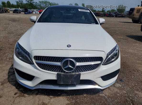 WDDWJ4KB2HF525525 2017 MERCEDES-BENZ C Белый 