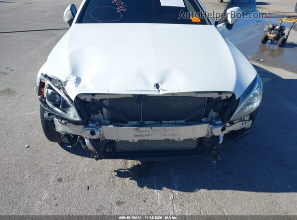 WDDWJ4KB4HF420436 2017 MERCEDES-BENZ C-CLASS White Widok z przodu