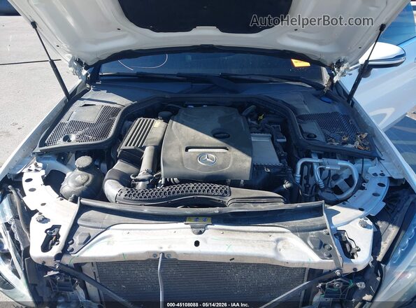 WDDWJ4KB4HF420436 2017 MERCEDES-BENZ C-CLASS White Widok z tyłu