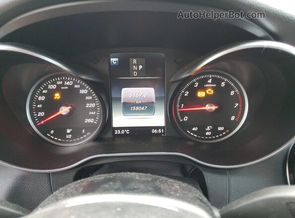 WDDWJ4KB5JF746395 2018 MERCEDES-BENZ C Черный Вид щитка приборов