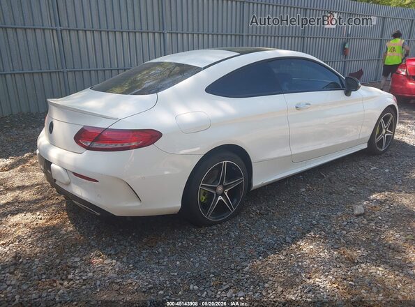 WDDWJ4KB8HF367367 2017 MERCEDES-BENZ C-CLASS White Tył prawy