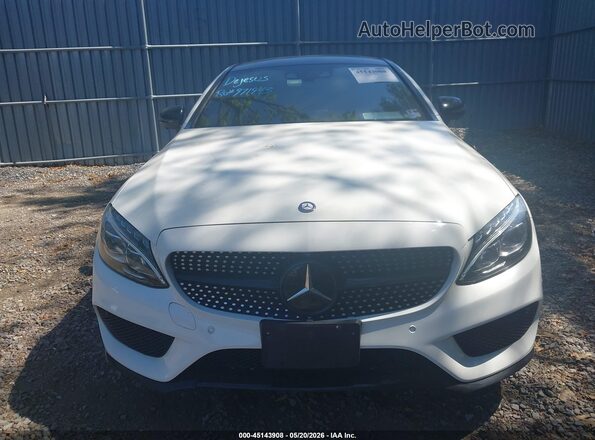 WDDWJ4KB8HF367367 2017 MERCEDES-BENZ C-CLASS White Widok z przodu
