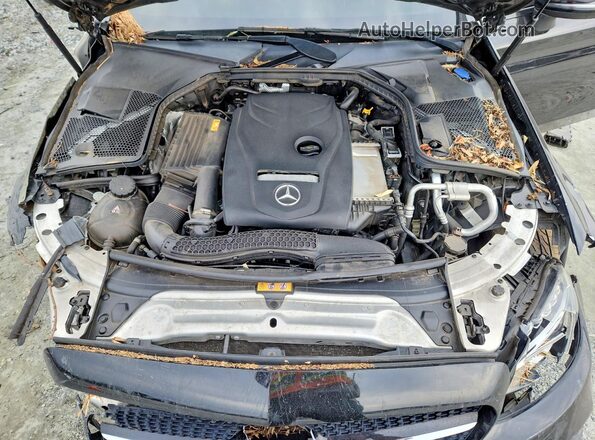 WDDWJ4KB8JF677721 2018 MERCEDES-BENZ C Черный Вид задней части салона
