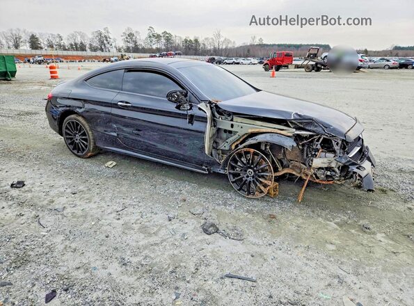 WDDWJ4KB8JF677721 2018 MERCEDES-BENZ C Черный Передняя правая четверть