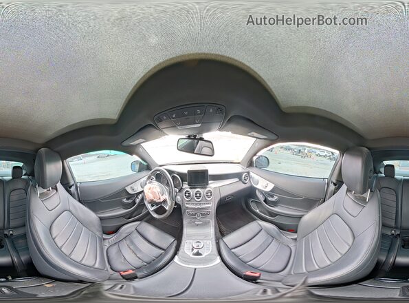 WDDWJ4KB8JF677721 2018 MERCEDES-BENZ C Черный Вид наклейки с VIN-кодом