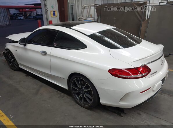 WDDWJ6EB0JF663335 2018 MERCEDES-BENZ AMG C 43 Белый Задняя левая четверть