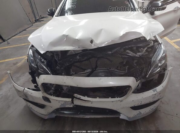 WDDWJ6EB0JF663335 2018 MERCEDES-BENZ AMG C 43 Белый Вид спереди