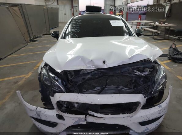 WDDWJ6EB0JF663335 2018 MERCEDES-BENZ AMG C 43 Белый Вид задней части салона